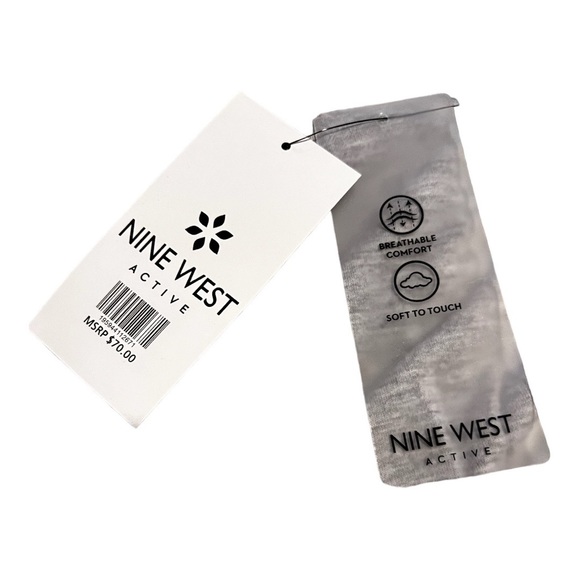 Nine West Active gray zip front hoodie jacket with pockets - Picture 8 of 8